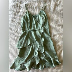 Satin tank dress